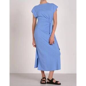 NEW ELAN jolene midi dress in blue